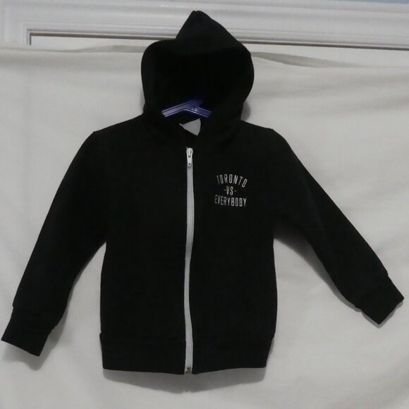 Made In The USA | size 6 | Black Zip-Up Toronto VS Everybody Hoodie - Picture 3 of 16